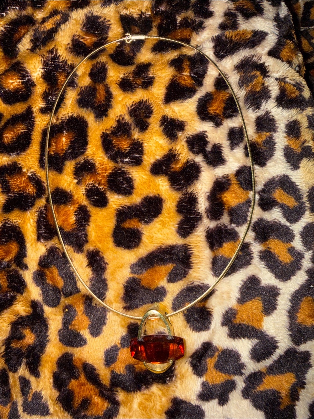 Madeira Citrine Hand Made Pendant 18 kt Yellow Gold